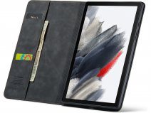 CaseMania Slim Stand Folio Case Zwart - Samsung Galaxy Tab A9+ hoesje