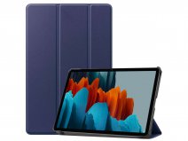 Smart Bookcase Blauw - Samsung Galaxy Tab S7 Hoesje