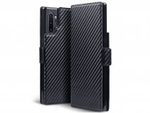 CaseBoutique Slim Bookcase Carbon - Samsung Galaxy Note 10+ hoesje