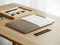 Oakywood Felt Sleeve Stone Grey - MacBook Pro 14