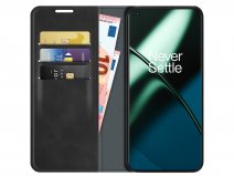 Just in Case Slim Wallet Case Zwart - OnePlus 11 hoesje