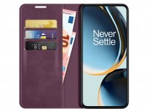 Just in Case Slim Wallet Case Paars - OnePlus Nord CE 3 Lite hoesje