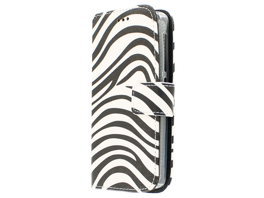Zebra Book Case - Acer Liquid Z220 hoesje