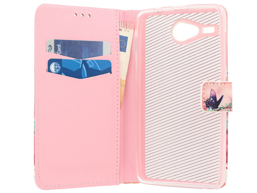 Butterfly Book Case - Acer Liquid Z520 hoesje