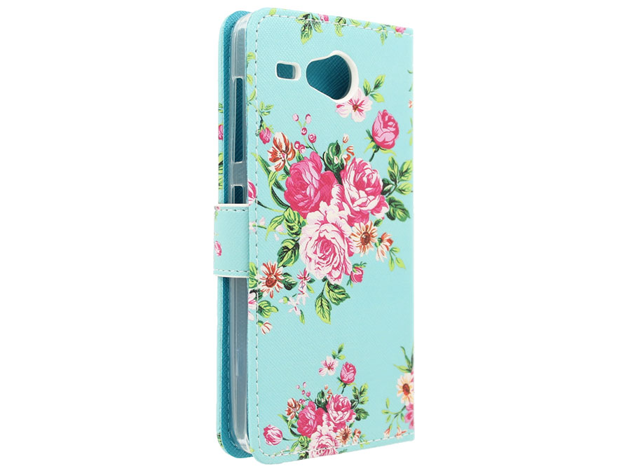 Flower Book Case - Acer Liquid Z520 hoesje