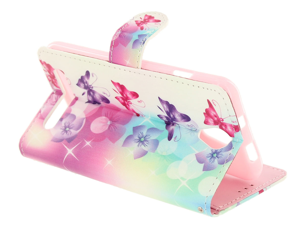 Butterflies Bookcase Flipcase - Acer Liquid Z6 hoesje
