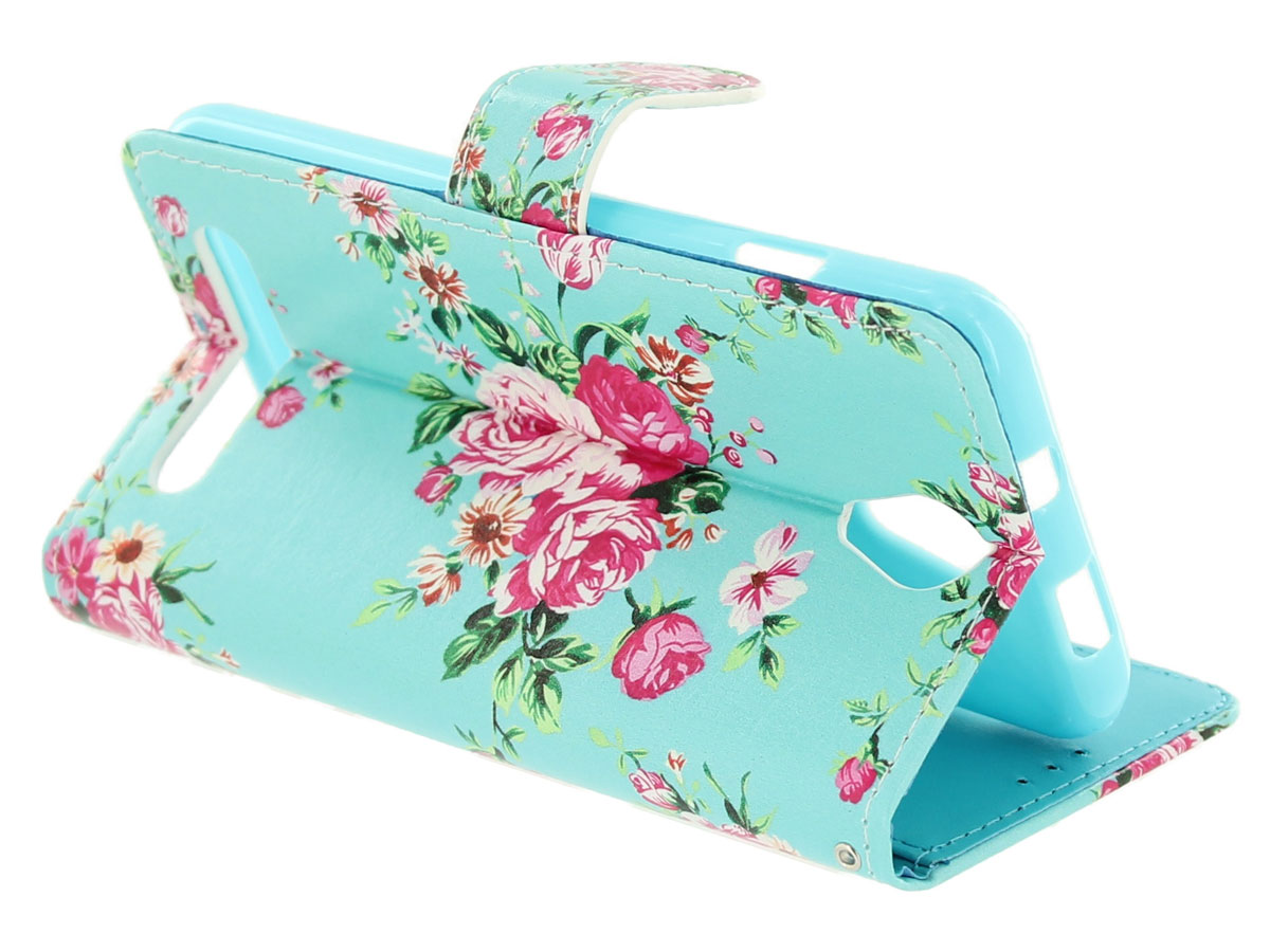 Flower Bookcase Flipcase - Acer Liquid Z6 hoesje