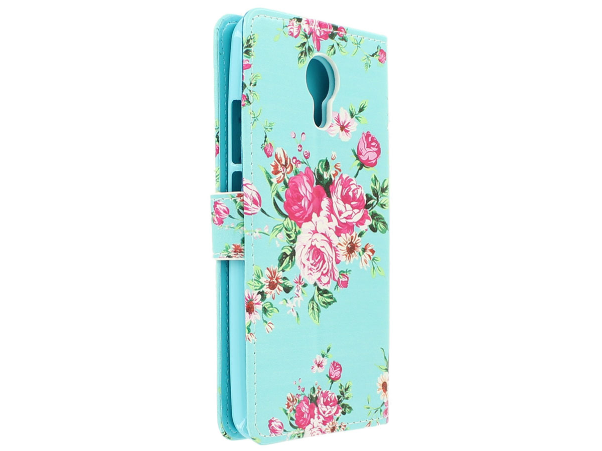 Flower Bookcase - Acer Liquid Z6 Plus hoesje