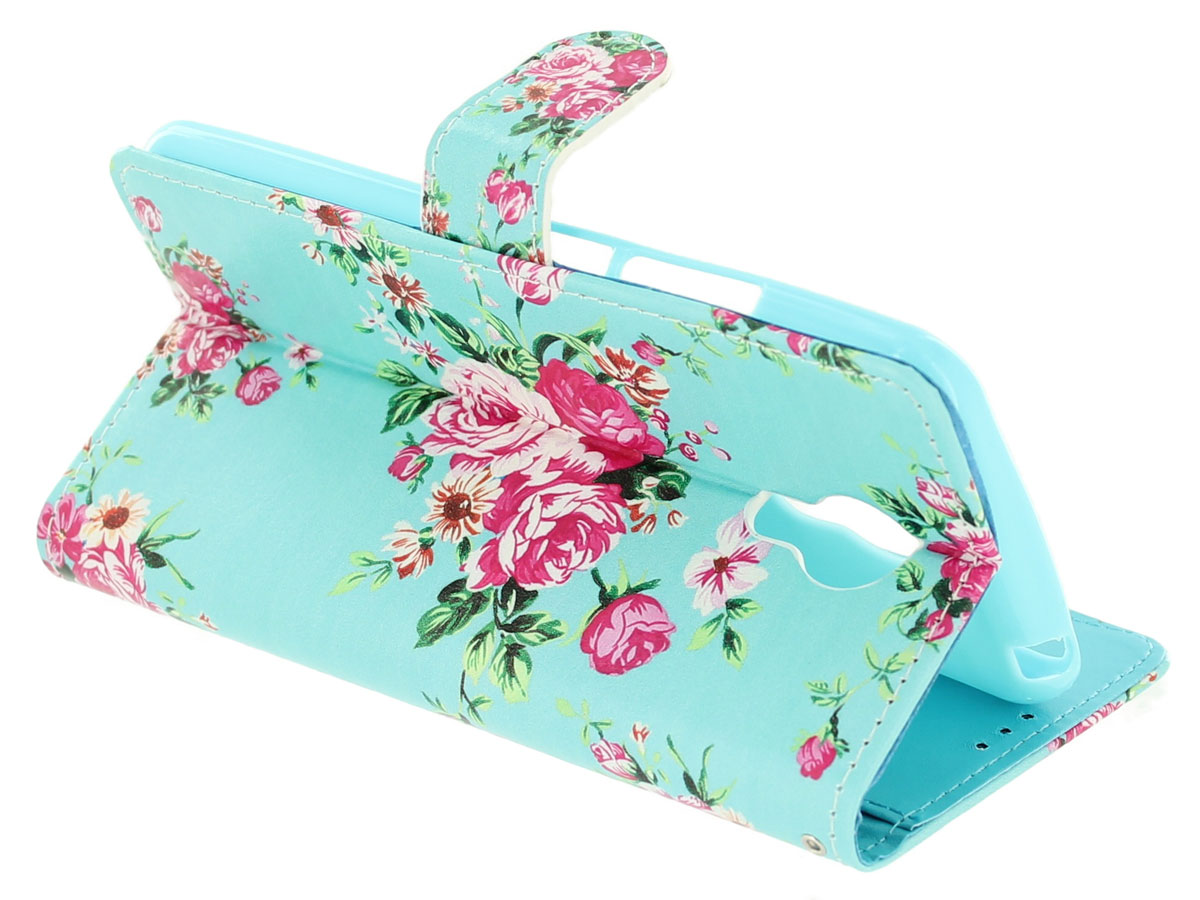 Flower Bookcase - Acer Liquid Z6 Plus hoesje