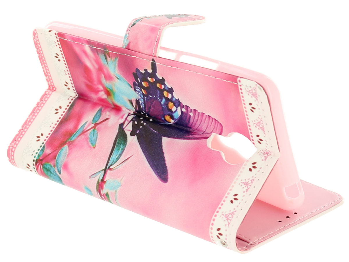 Butterfly Bookcase - Acer Liquid Z6 Plus hoesje
