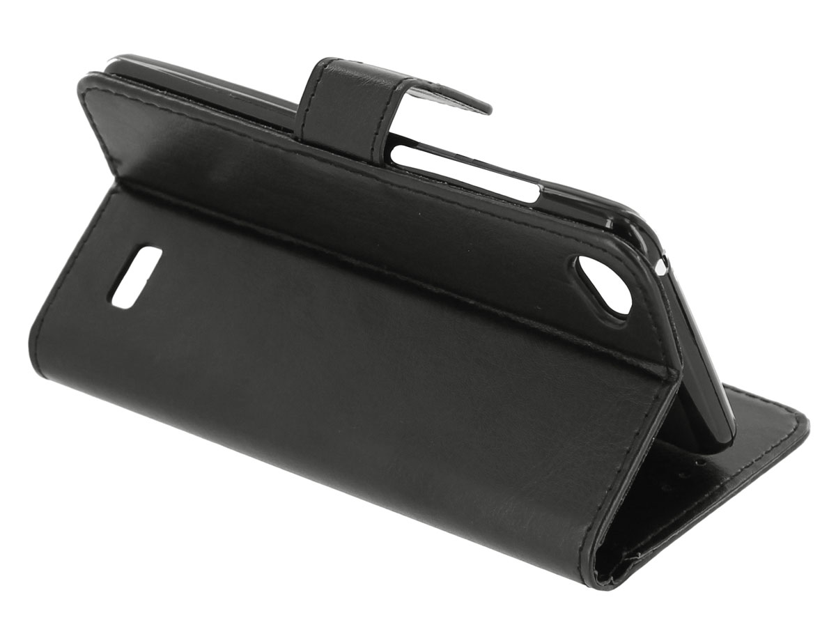 Wallet Bookcase Zwart - Acer Liquid Z6E hoesje