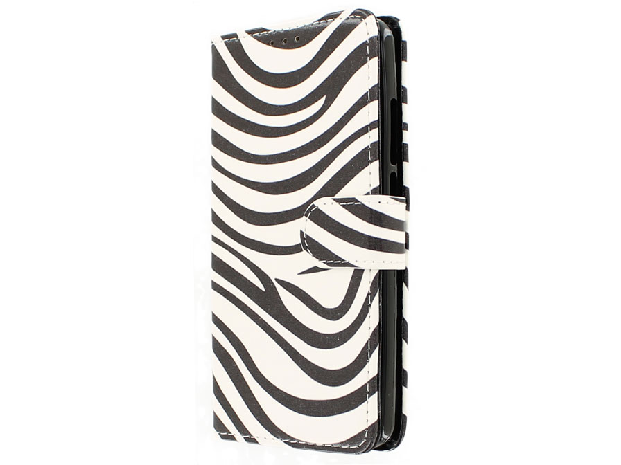 Zebra print Bookcase - Acer Liquid Zest hoesje