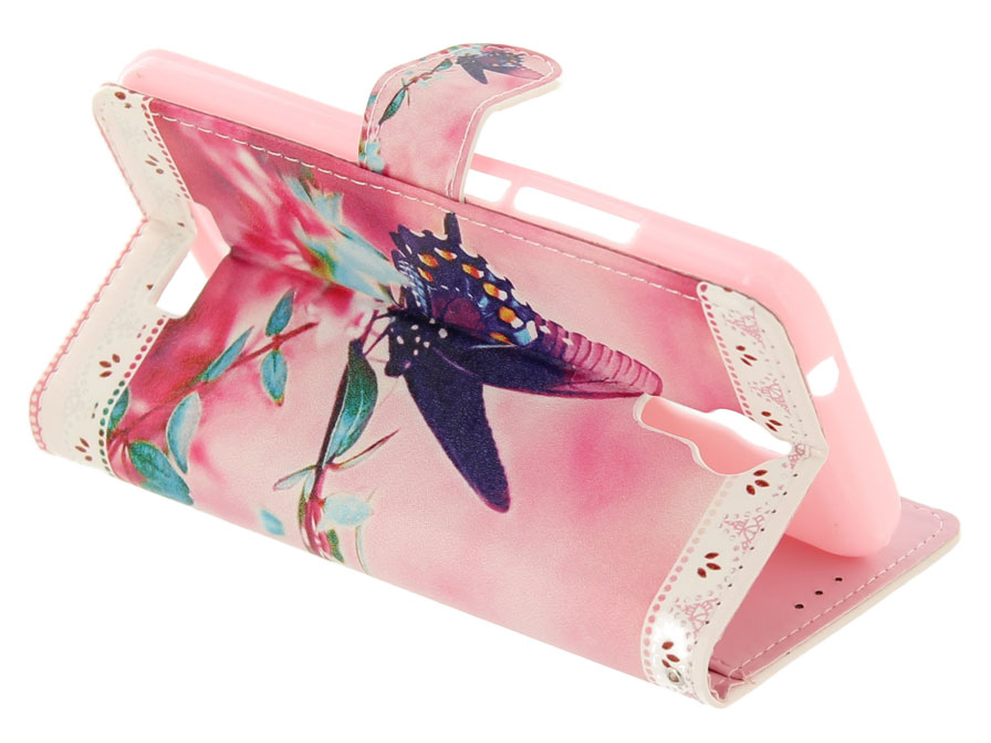 Butterfly Bookcase - Acer Liquid Zest Plus hoesje