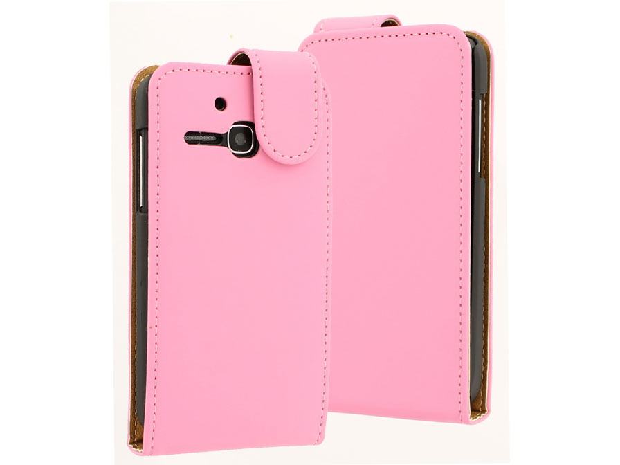 Classic Flip Case Hoesje voor Alcatel One Touch M'Pop