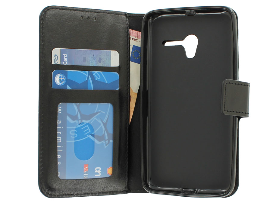 Wallet Bookcase - Alcatel Pop 3 (5) Hoesje (Zwart)