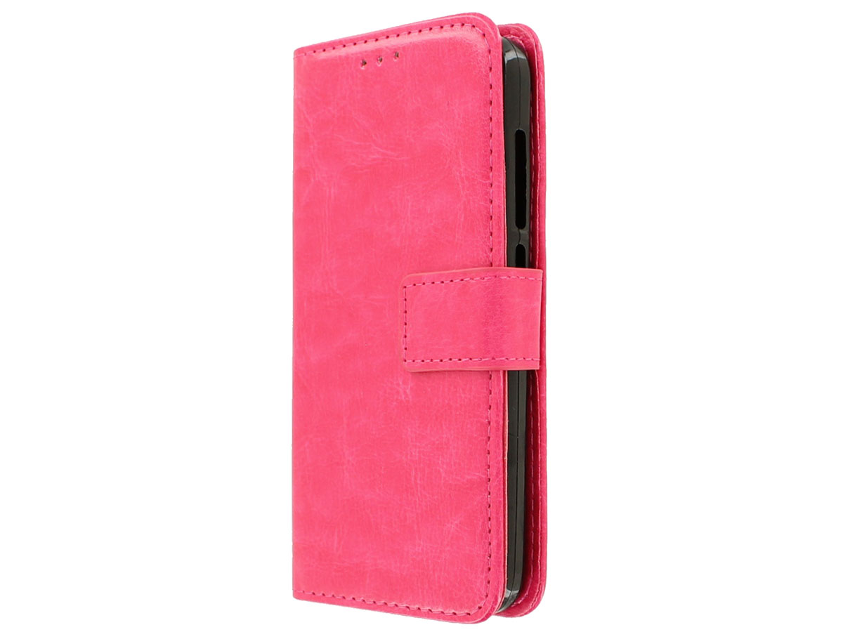 Wallet Bookcase Roze - Alcatel U5 4G (5044D) hoesje