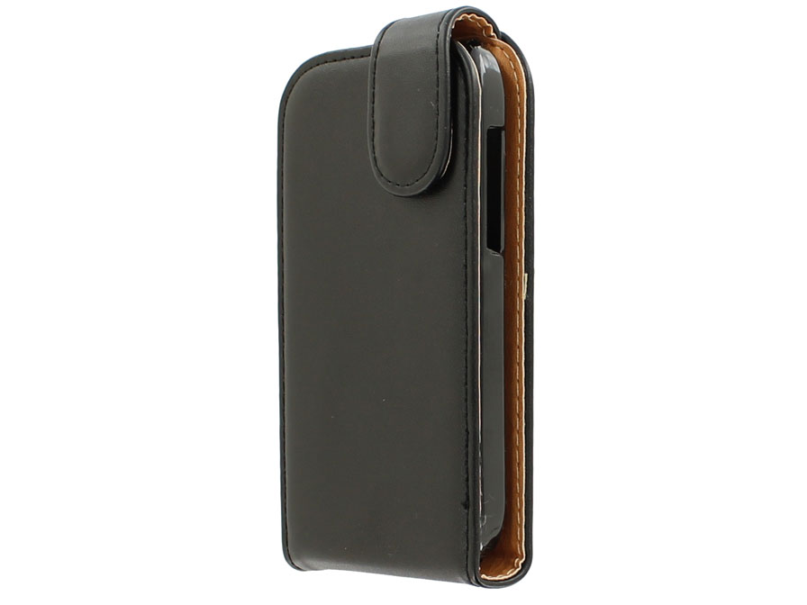 Classic Leather Flip Case - Alcatel OneTouch Pop C3 hoesje