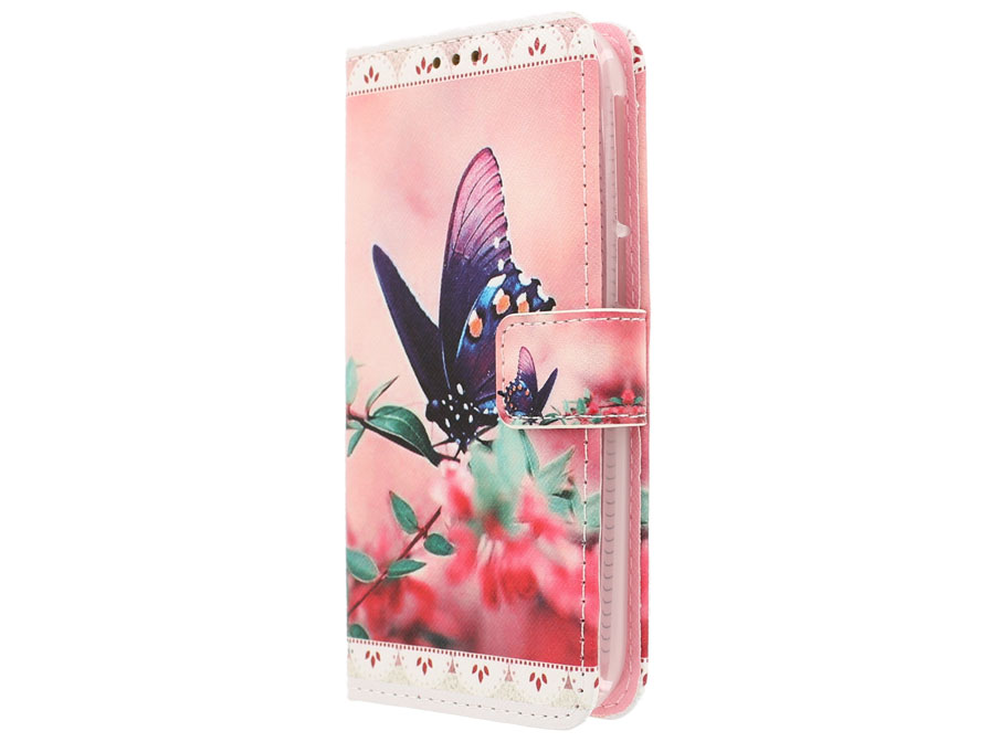 Butterfly Book Case - Alcatel One Touch Pop C7 Hoesje