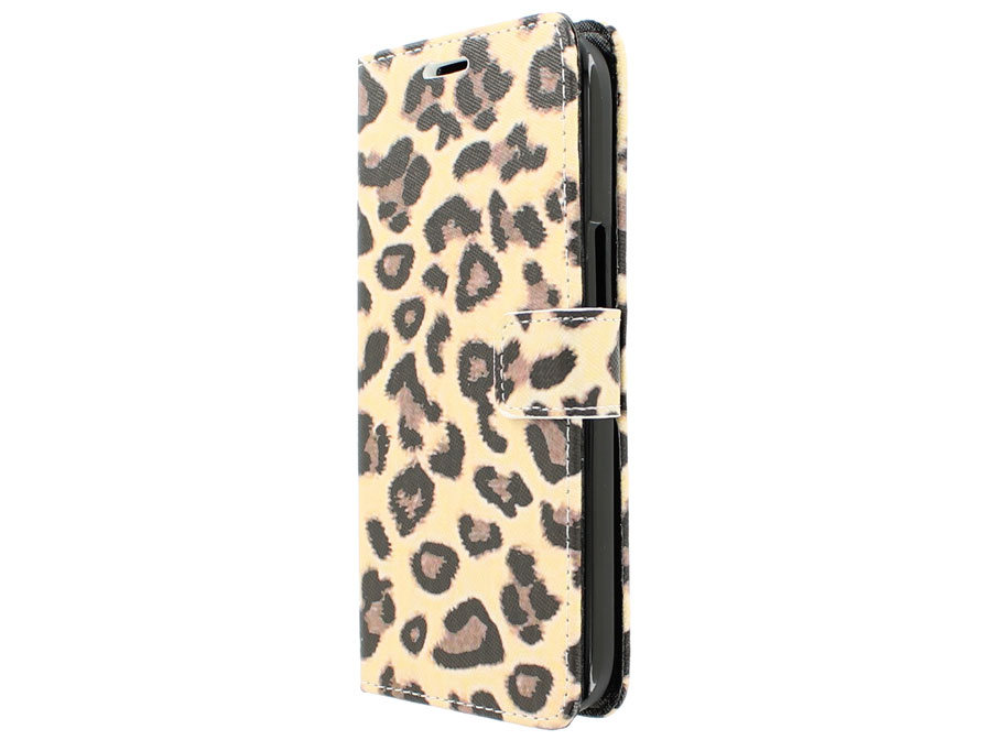 Leopard Book Case Hoesje voor Alcatel OneTouch Pop C9