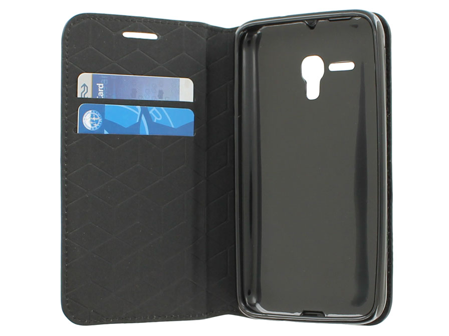 Slimline Wallet Book Case - Hoesje voor Alcatel OneTouch Pop D5