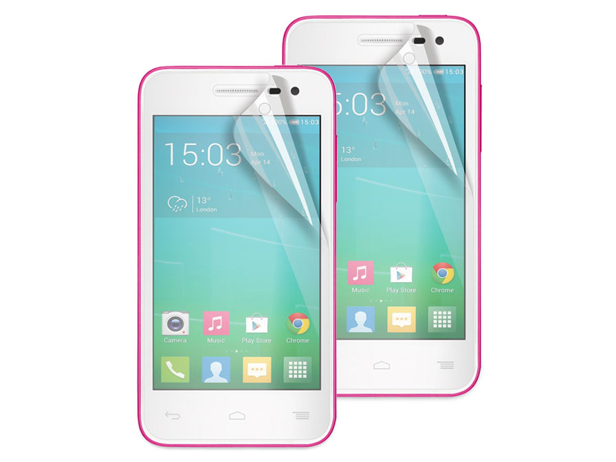 Muvit Screenprotector Glossy & Matte voor Alcatel One Touch Pop S3