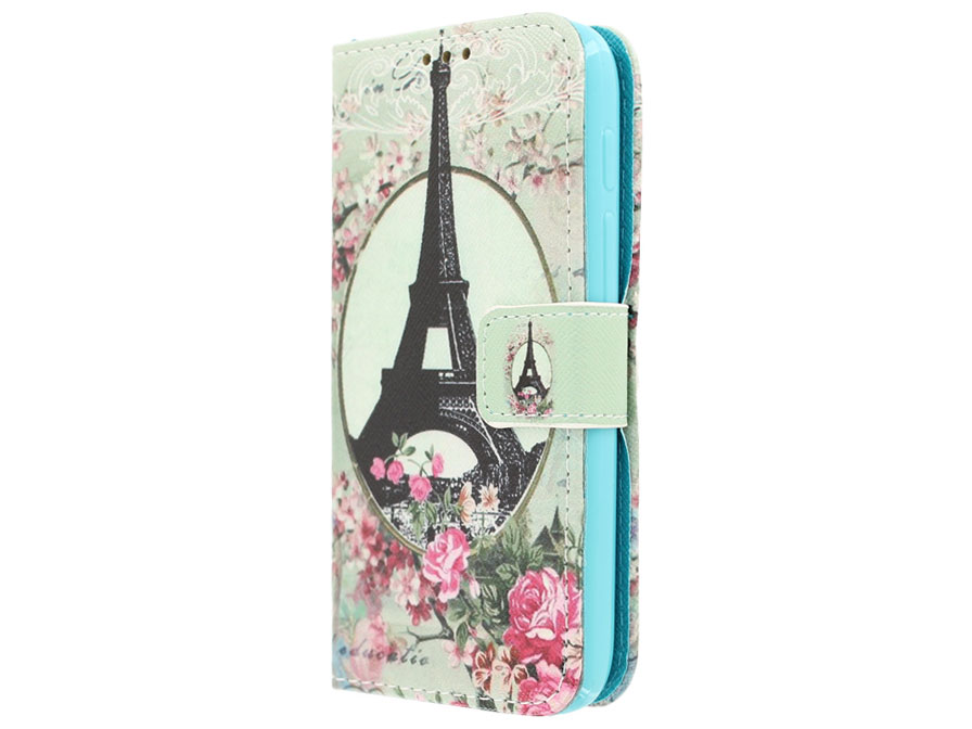 Retro Paris Book Case - Alcatel PIXI 3 4.5 hoesje