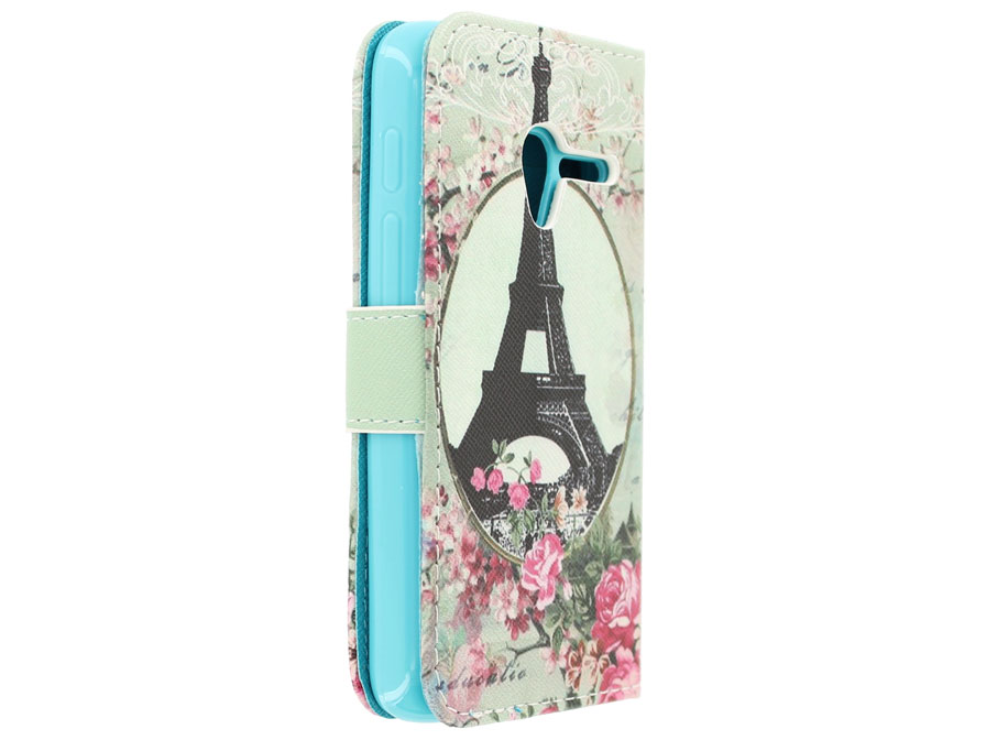 Retro Paris Book Case - Alcatel PIXI 3 4.5 hoesje