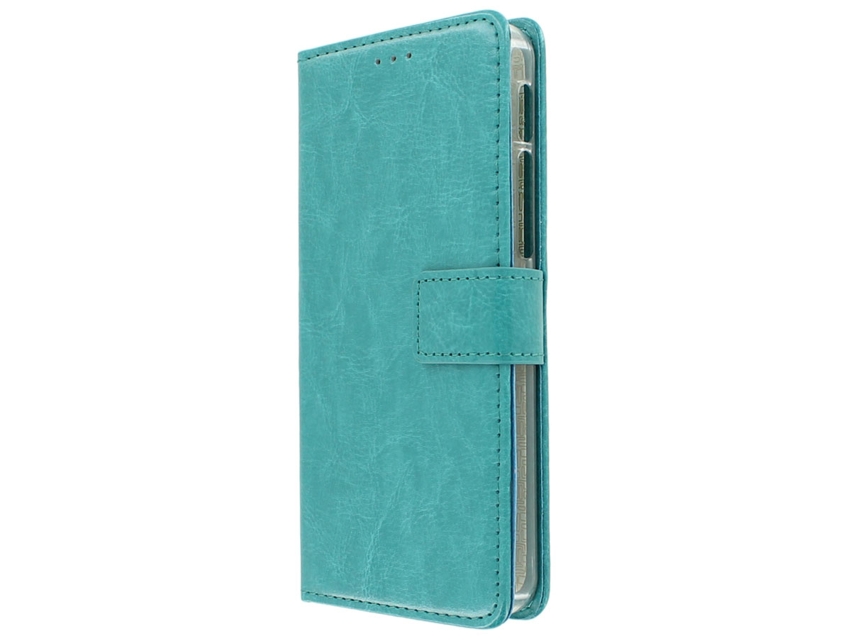Bookcase Turquoise - Alcatel Pop 4 Plus hoesje