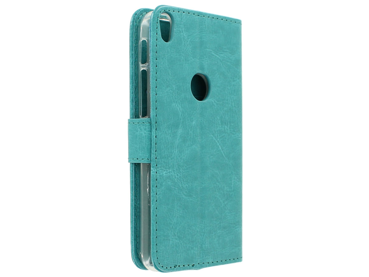 Bookcase Turquoise - Alcatel Shine Lite hoesje