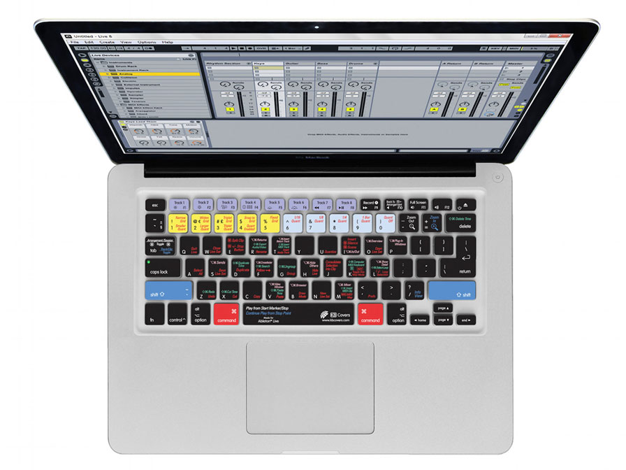 Ableton Live - Keyboard Cover voor Apple toetsenbord