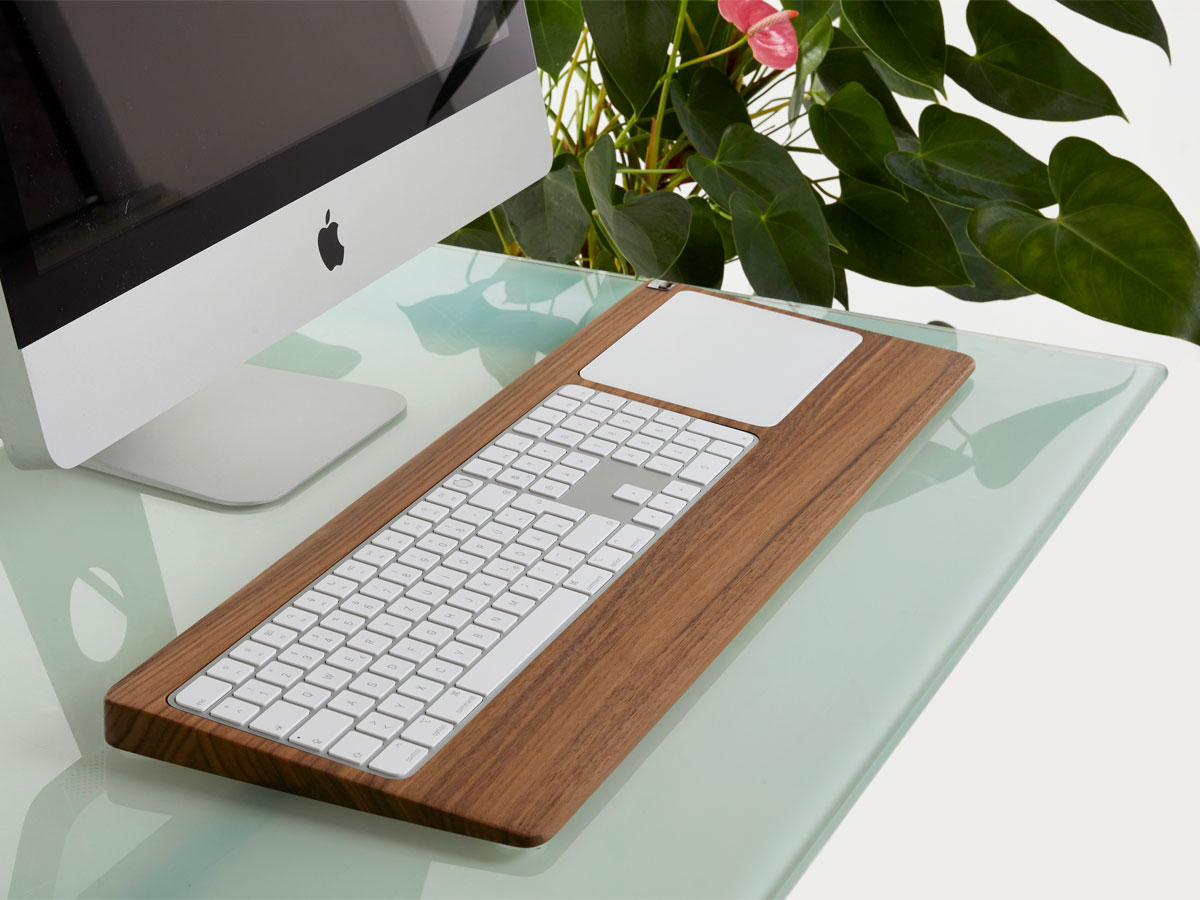 Woody's Numeric TrackpadTray Walnut - Apple Magic Keyboard 2 & Trackpad 3