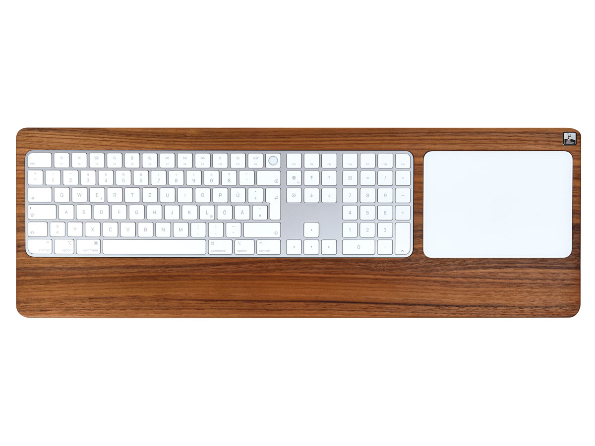 Woody's Numeric TrackpadTray Walnut - Apple Magic Keyboard 2 & Trackpad 3