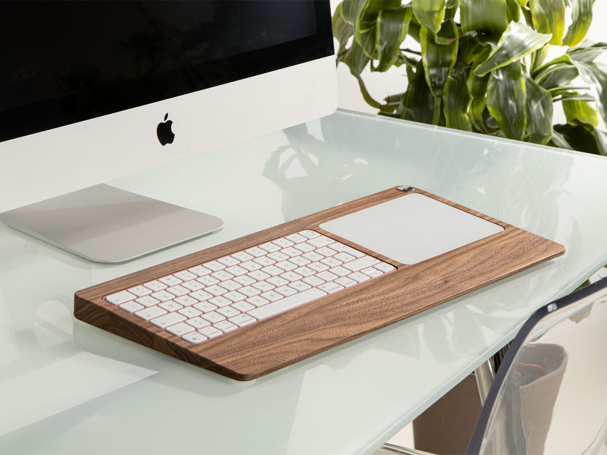 Woody's TrackpadTray Walnut - Apple Magic Keyboard 2 & Trackpad 3