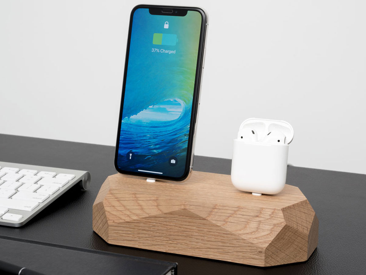 Oakywood Dual Dock Oak - Houten Dual Lightning Dock