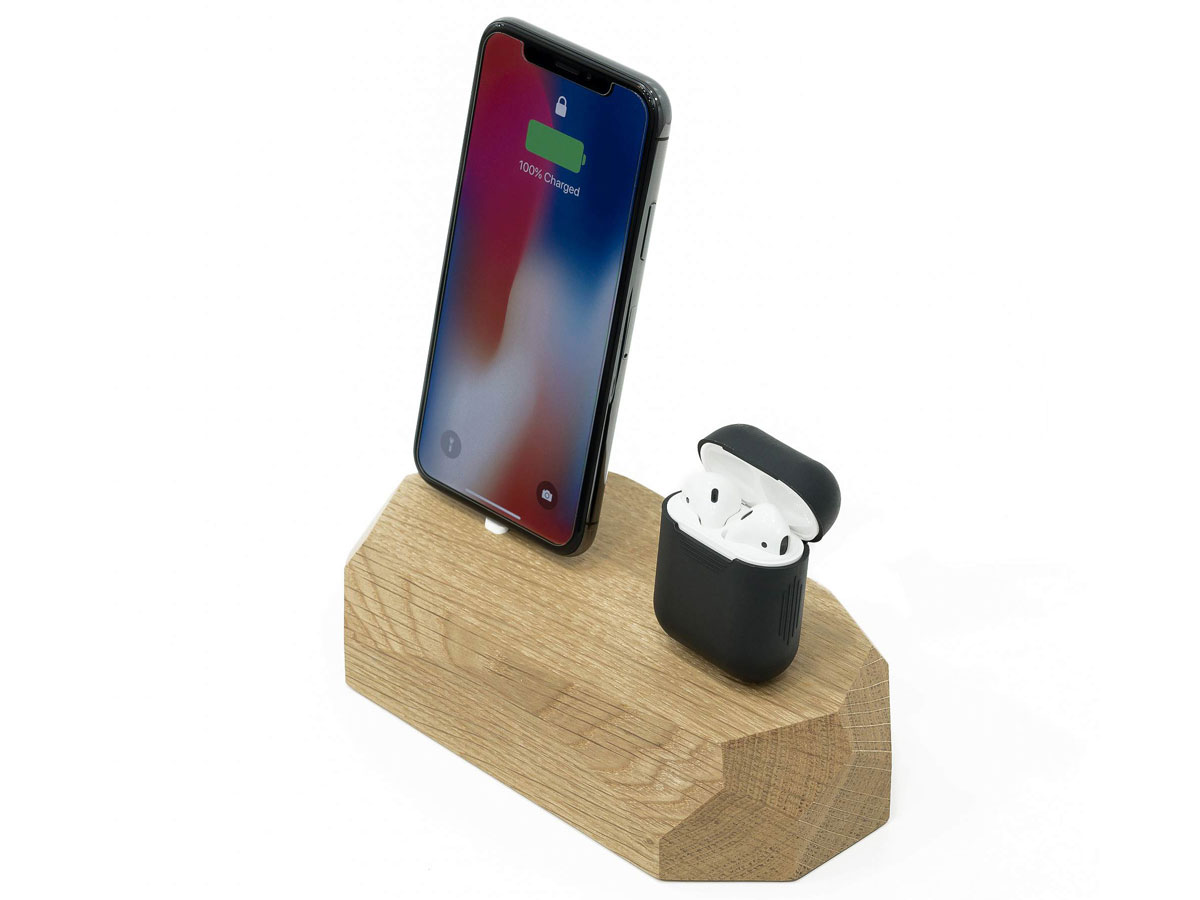 Oakywood Dual Dock Oak - Houten Dual Lightning Dock