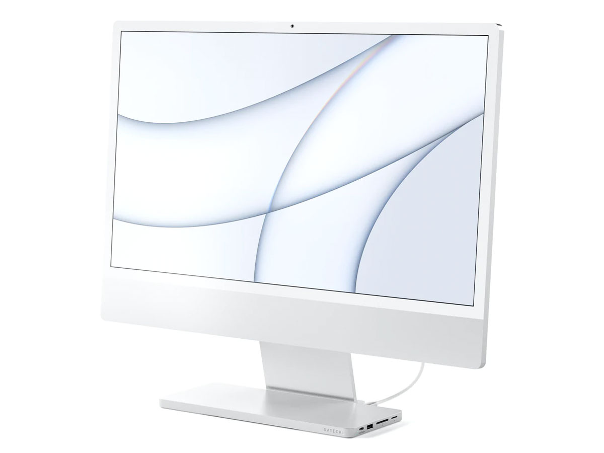 Satechi USB-C Slim Dock & SSD Enclosure voor 24” iMac - Zilver