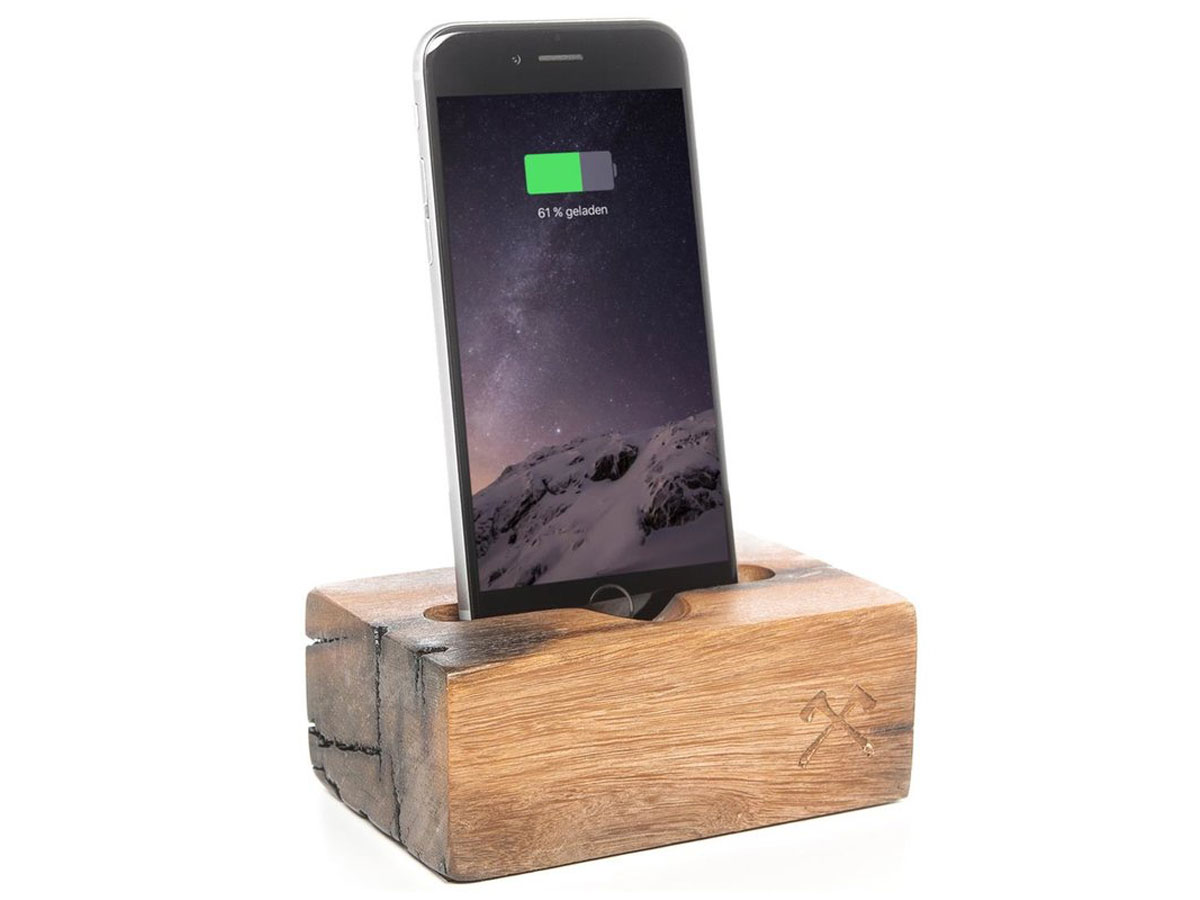 Woodcessories EcoDock - Houten Lightning iPhone Dock