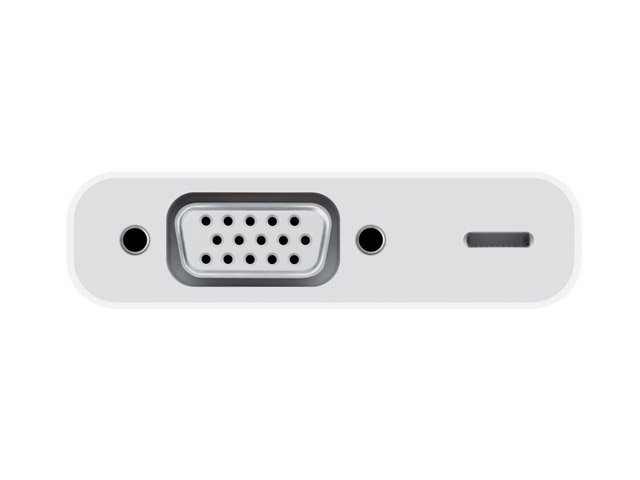 Apple Lightning VGA Adapter - iPhone of iPad op Beamer