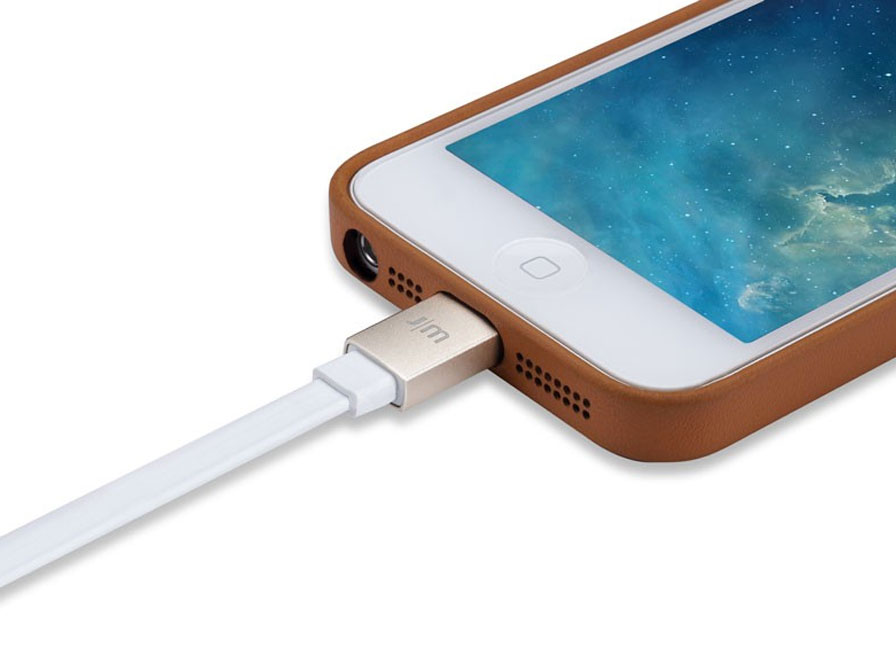 Just Mobile AluCable Flat - Luxe Aluminium Lightning USB Kabel