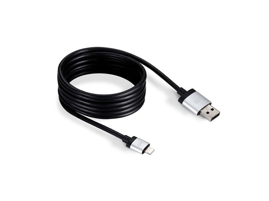 Just Mobile AluCable - Luxe Aluminium Lightning USB Kabel (150cm)