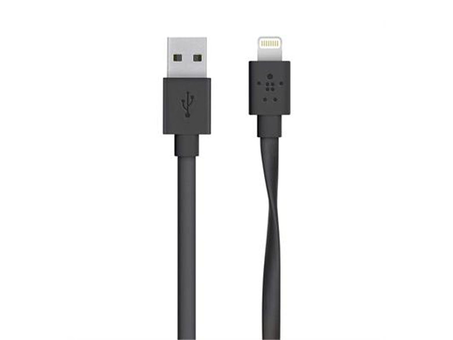 Belkin Flat Lightning USB Kabel voor iPod, iPad en iPhone (120cm)