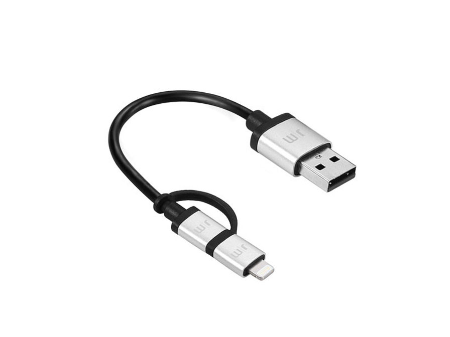 Just Mobile AluCable Duo Mini - Lightning & Micro-USB