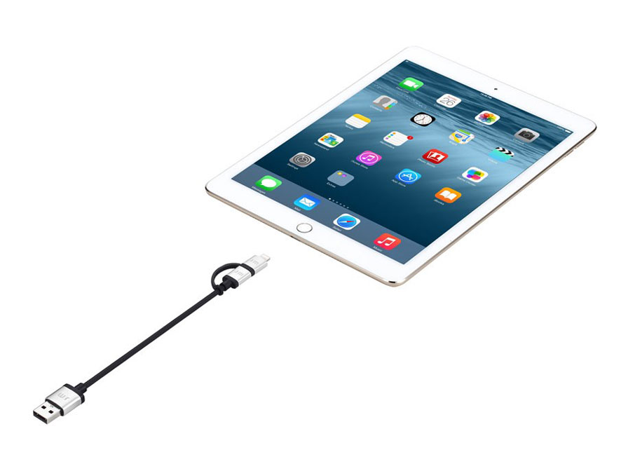 Just Mobile AluCable Duo Mini - Lightning & Micro-USB