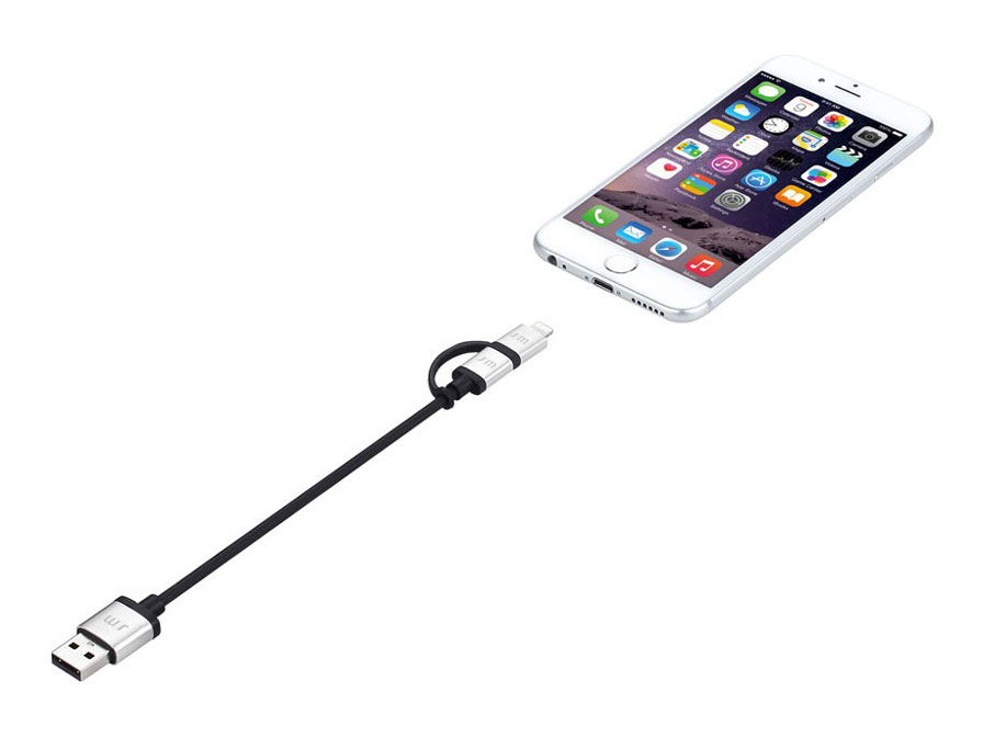 Just Mobile AluCable Duo Mini - Lightning & Micro-USB