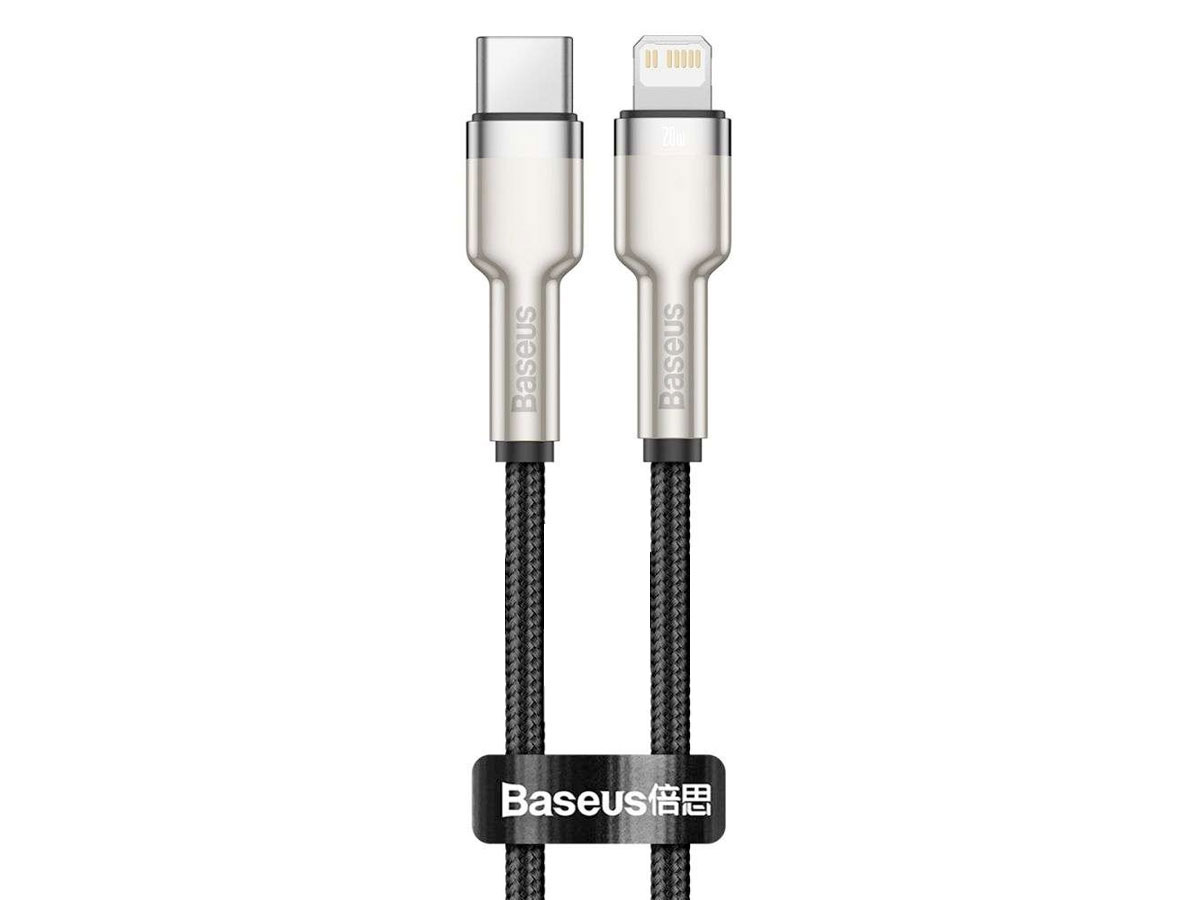 Baseus Korte USB-C naar Lightning Kabel PD 20W - 25cm