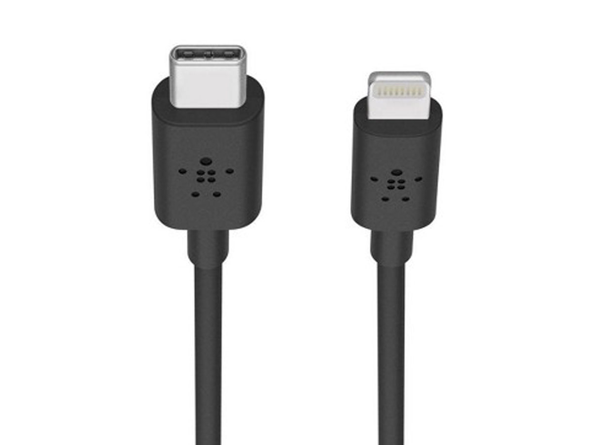 Belkin USB-C naar Lightning Kabel 90cm Zwart