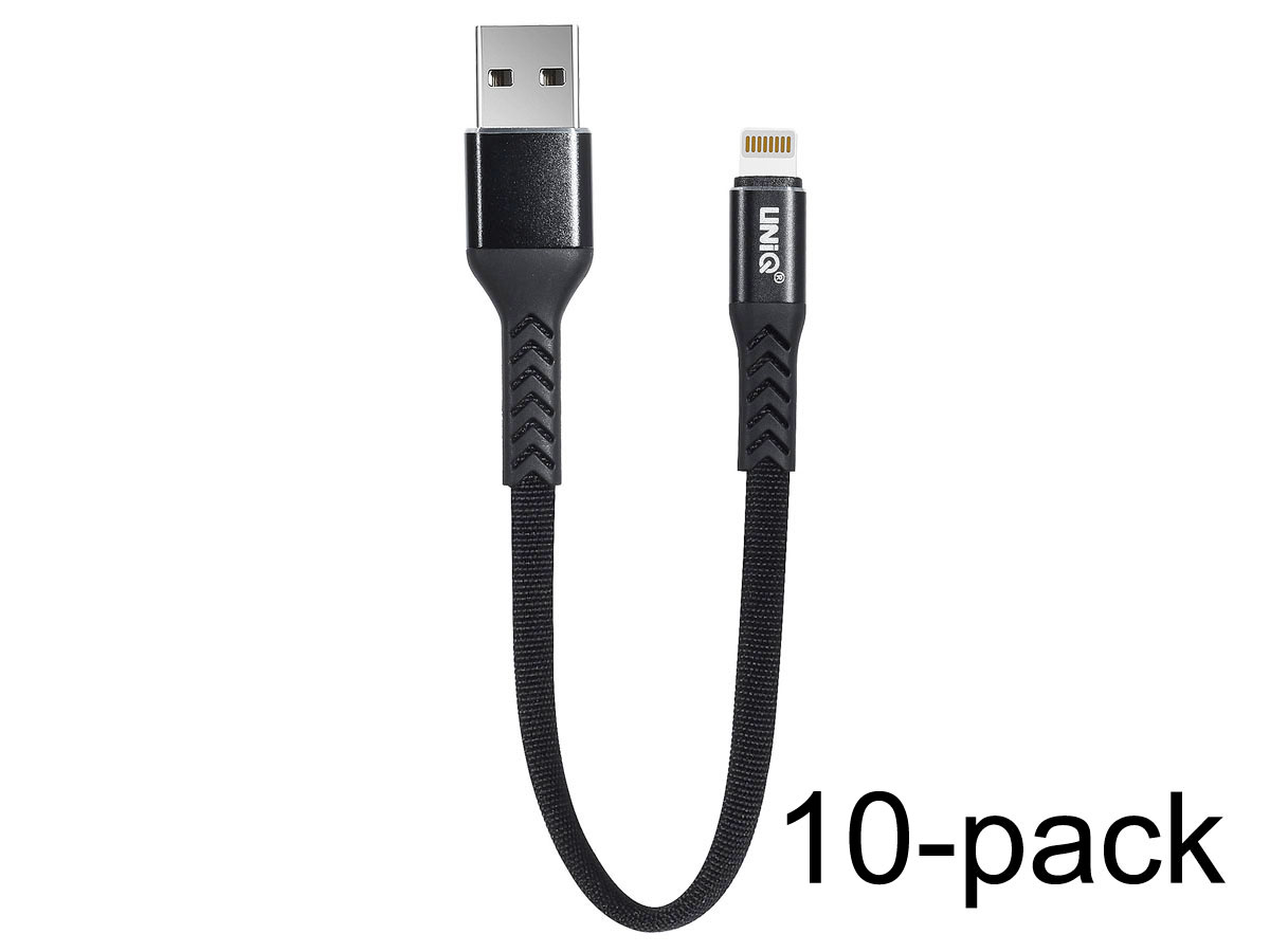 Lightning USB Kabel Kort | Huls | 10-pack