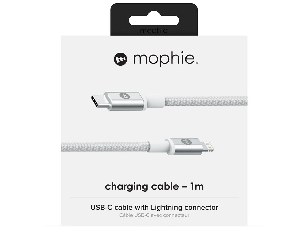Mophie USB-C naar Lightning Kabel 100cm Wit