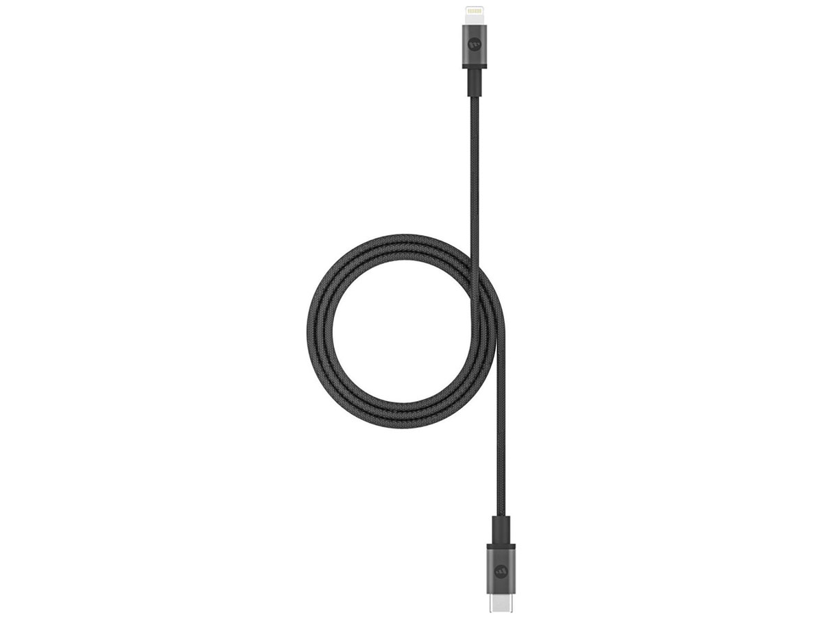 Mophie USB-C naar Lightning Kabel 100cm Zwart