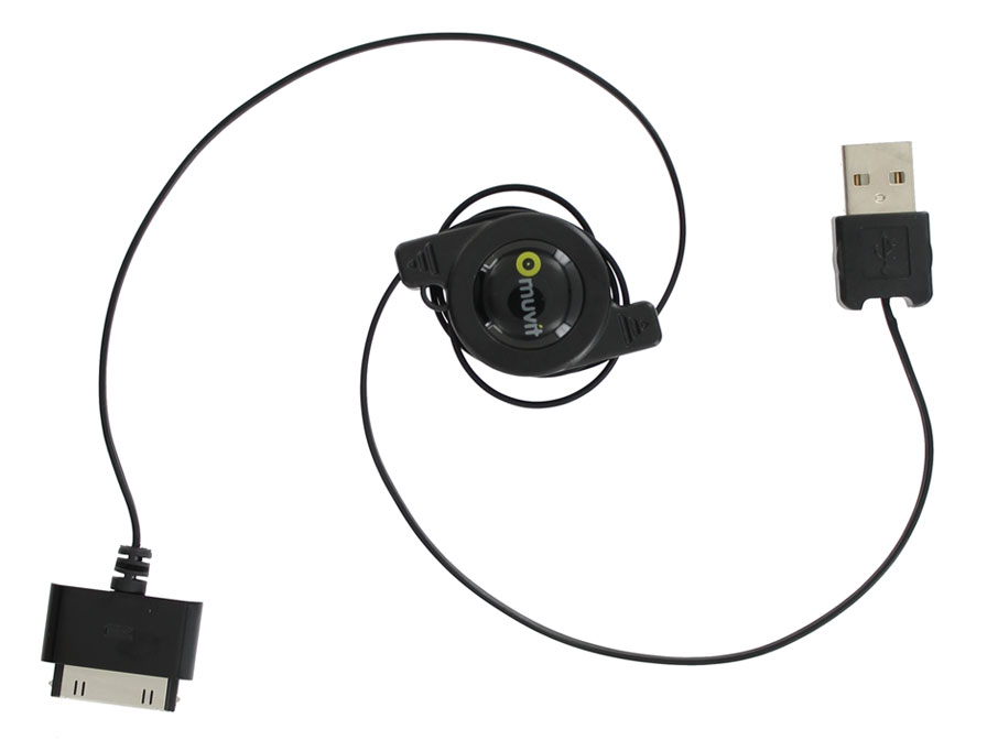 Oprolbare Dockconnector USB kabel voor iPhone/iPad